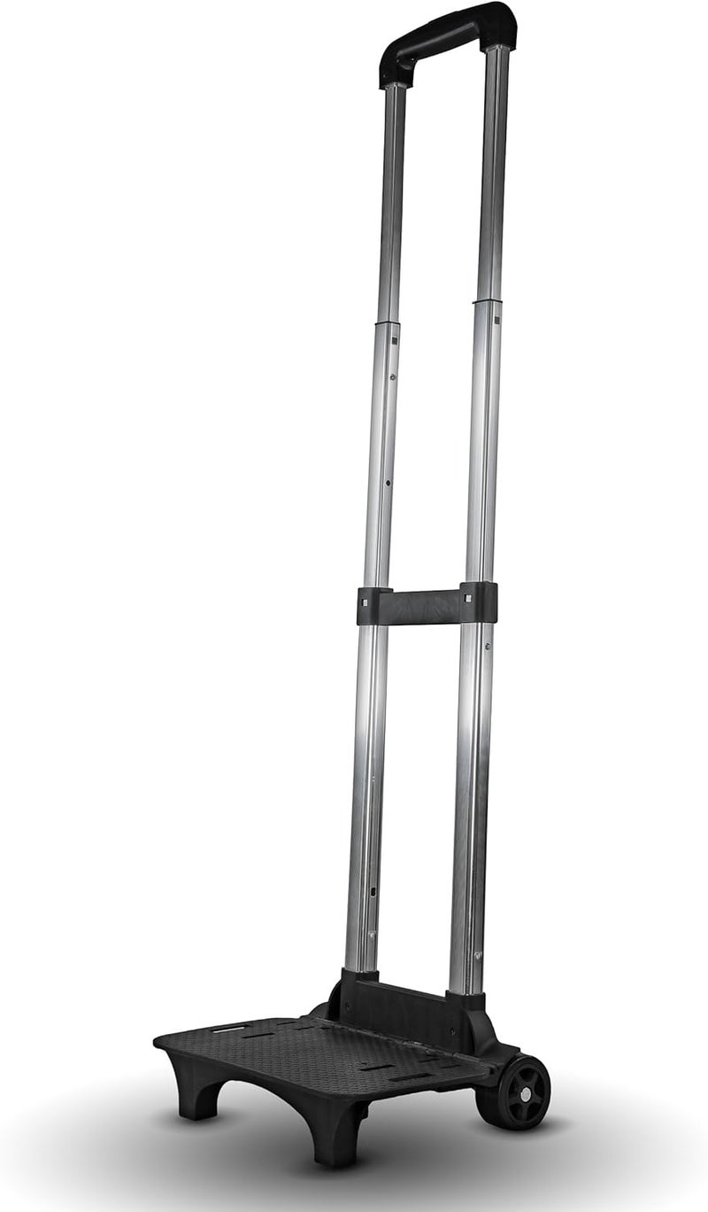 SSE Folding Compact Lightweight Premium Durable Luggage Cart - Travel Trolley with Bungee Cord - Image 1